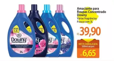 Oferta de Downy - Amaciante Para Roupas Concentrado por R$39,9 em Atacadão