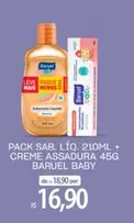 Oferta de Leve - Pack Sab. Lfo. 210ml + Creme Assadura 45g por R$16,9 em Atacadão