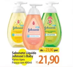 Oferta de Johnson's - Sabonete Líquido Baby por R$21,9 em Atacadão