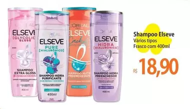 Oferta de Elsève - Shampoo por R$18,9 em Atacadão