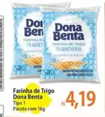 Oferta de Dona Benta - Farinha De Trigo por R$4,19 em Atacadão