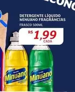 Oferta de Minuano - Detergente Líquido Fragrancias por R$1,99 em Assaí Atacadista