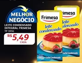 Oferta de Frimesa - Leite Condensado Integral por R$5,49 em Assaí Atacadista