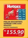 Oferta de Huggies - Fralda Descartável Supreme Care Giga por R$155,9 em Assaí Atacadista