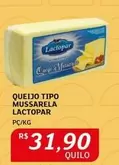 Oferta de Queijo Tipo Mussarela por R$31,9 em Assaí Atacadista