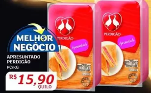 Oferta de Perdigão - Apresuntado por R$15,9 em Assaí Atacadista