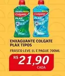 Oferta de Colgate - Enxaguante Plax Tipos por R$21,9 em Assaí Atacadista