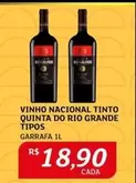 Oferta de Nacional - Vinho Nacional Tinto por R$18,9 em Assaí Atacadista