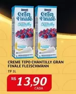 Oferta de Fleischmann - Creme Tipo Chantilly Gran Finale por R$13,9 em Assaí Atacadista