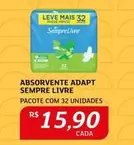 Oferta de Sempre Livre - Absorvente Adapt por R$15,9 em Assaí Atacadista