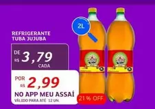 Oferta de De   - Refrigerante por R$3,79 em Assaí Atacadista