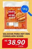 Oferta de Seara - Salsicha Para Hot Dog Congelada por R$38,9 em Assaí Atacadista