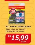 Oferta de Uau - Kit Para Limpeza por R$15,99 em Assaí Atacadista