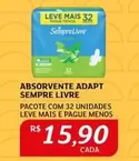 Oferta de Leve - Absorvente Adapt Sempre Livre por R$15,9 em Assaí Atacadista