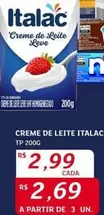 Oferta de Italac - Creme De Leite por R$2,99 em Assaí Atacadista