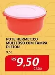 Oferta de Pote Hermético Multiúso Com Tampa Pleion por R$9,5 em Assaí Atacadista