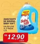 Oferta de Baby Soft - Amaciante De Roupas por R$12,9 em Assaí Atacadista