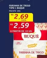 Oferta de Buquê - Farinha De Trigo Tipo 1 por R$2,69 em Assaí Atacadista