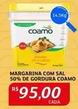 Oferta de Coamo - Margarina Com Sal 50% De Gordura por R$95 em Assaí Atacadista