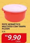 Oferta de Pleion - Pote Hermético Multiuso Com Tampa por R$9,9 em Assaí Atacadista