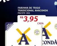 Oferta de Tradicional - Farinha De Trigo Tradicional Anaconda por R$3,95 em Assaí Atacadista