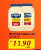 Oferta de Hellmann's - Maionese por R$11,9 em Assaí Atacadista