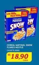 Oferta de Nestlé - Cereal Matinal Snow Flakes por R$18,9 em Assaí Atacadista