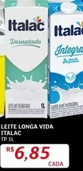 Oferta de Italac - Leite Longa Vida por R$6,85 em Assaí Atacadista