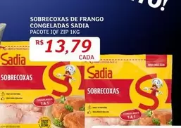 Oferta de Sadia - Sobrecoxas De Frango Congeladas por R$13,79 em Assaí Atacadista