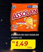 Oferta de Assolan - Esponja De Aco por R$1,49 em Assaí Atacadista