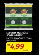 Oferta de Scotch Brite - Esponja Multiúso por R$4,99 em Assaí Atacadista