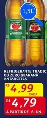 Oferta de Antarctica - Refrigerante Tradic Ou Zero Guarana por R$4,99 em Assaí Atacadista