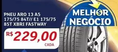 Oferta de Aro - Pneu  13 A5 175/75 84t/ E 175/75 85t Xbri Fastway por R$229 em Assaí Atacadista