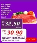 Oferta de Bovino - No App Meu Assaï por R$30,9 em Assaí Atacadista