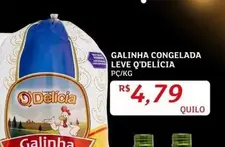 Oferta de Leve - Galinha Congelada  Q'Delicia por R$4,79 em Assaí Atacadista