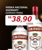 Oferta de Nacional - Vodka Smirnoff por R$38,9 em Assaí Atacadista