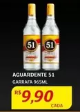 Oferta de 51 - Aguardente por R$9,9 em Assaí Atacadista