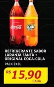 Oferta de Coca-Cola - Refrigerante Sabor Laranja Fanta + Original por R$15,9 em Assaí Atacadista