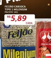 Oferta de Carioca - Feijão  Tipo 1 Milenium por R$5,89 em Assaí Atacadista