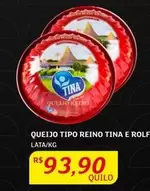 Oferta de Queijo Tipo Reino Tina E Rolf por R$93,9 em Assaí Atacadista