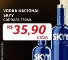 Oferta de Nacional - Vodka Garrafa por R$35,9 em Assaí Atacadista