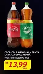 Oferta de Leve - Original, Fanta Laranja Ou Guarana por R$13,99 em Assaí Atacadista