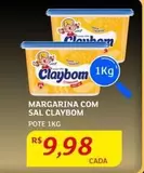 Oferta de Claybom - Margarina Com Sal por R$9,98 em Assaí Atacadista