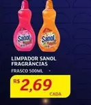 Oferta de Sanol - Limpador Fragrâncias por R$2,69 em Assaí Atacadista