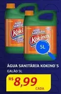 Oferta de Kokino's - Água Sanitária por R$8,99 em Assaí Atacadista