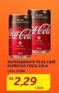 Oferta de Coca-Cola - Refrigerante Plus Cafe Espresso por R$2,29 em Assaí Atacadista