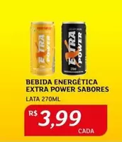 Oferta de Power - Bebida Energetica Extra por R$3,99 em Assaí Atacadista