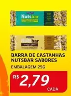 Oferta de Nut  - Barra De Castanhas Sabores por R$2,79 em Assaí Atacadista