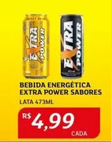 Oferta de Power - Bebida Energetica Extra por R$4,99 em Assaí Atacadista