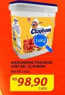 Oferta de Claybom - Margarina Cremosa Com Sal por R$98,9 em Assaí Atacadista